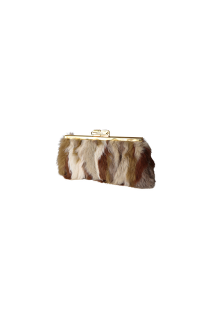 Clutch Nuit Pêlo Nude & Mel