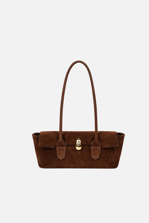 Bolsa Margot Camurça Chocolate