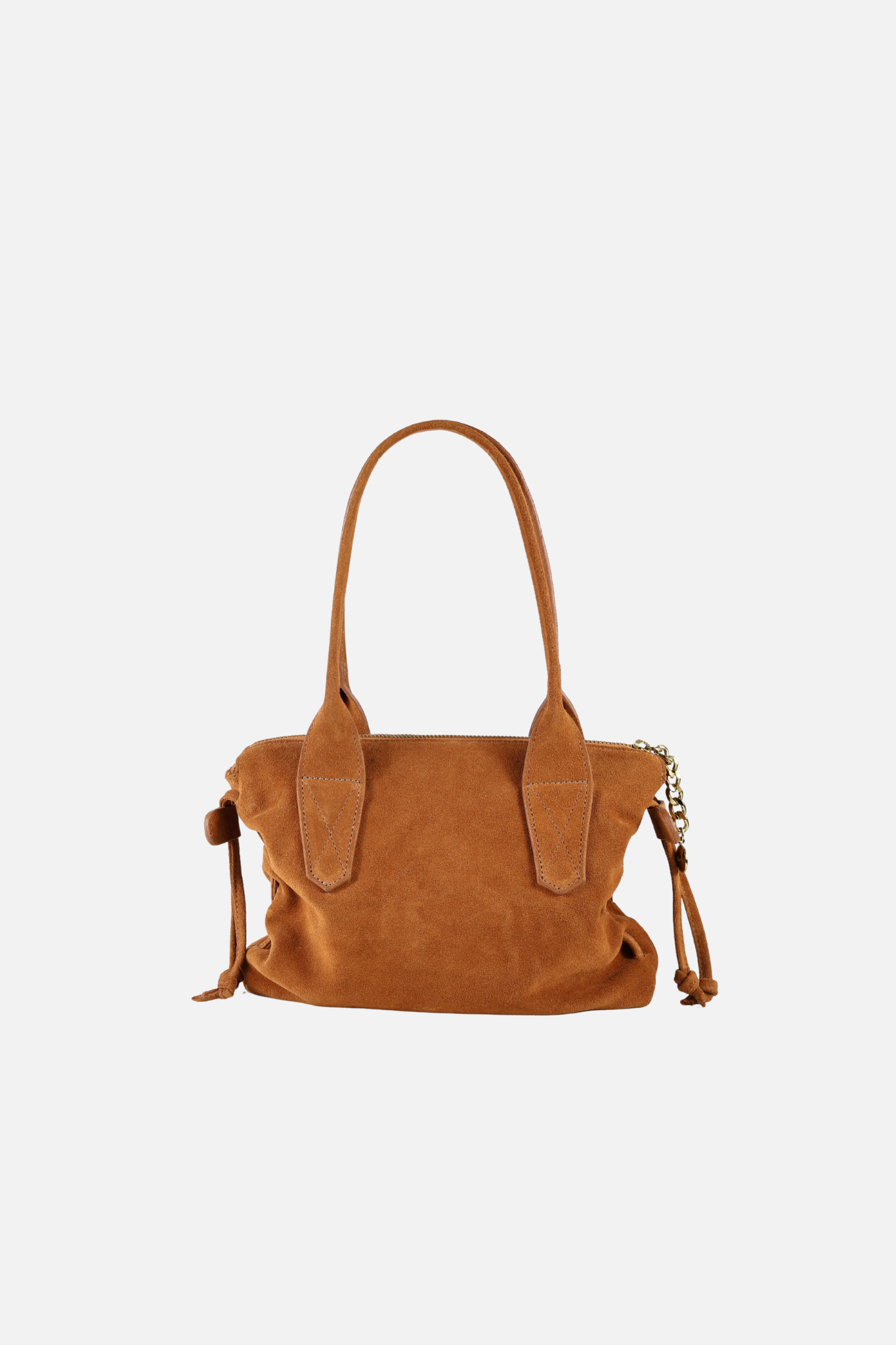 Bolsa Baby Cora Camurça Camel