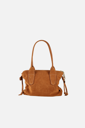 Bolsa Baby Cora Camurça Camel