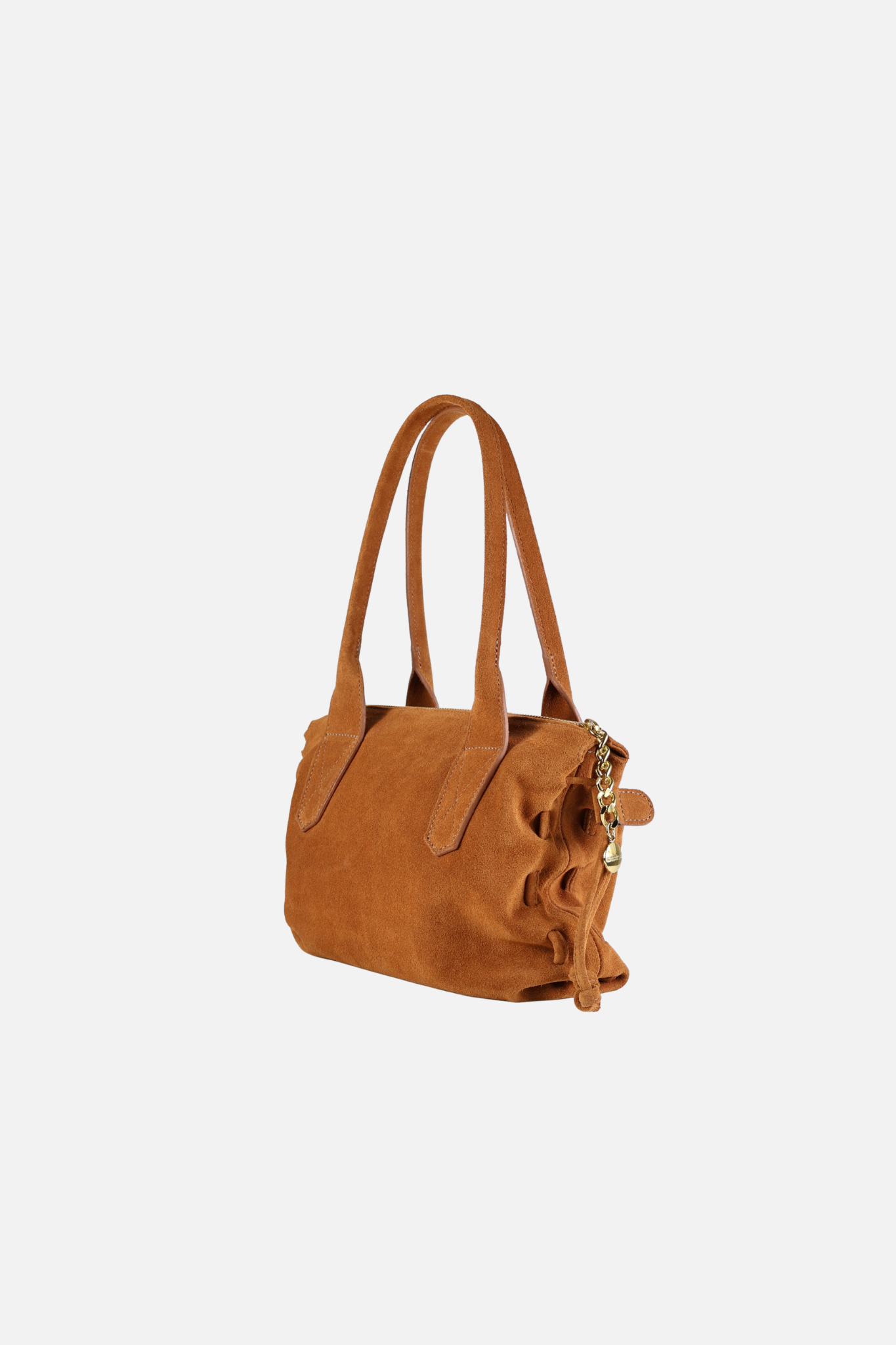 Bolsa Baby Cora Camurça Camel