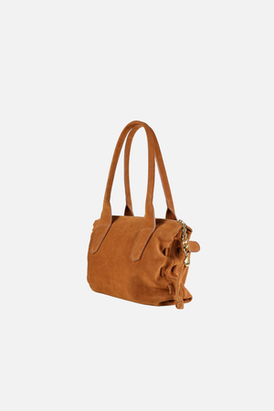 Bolsa Baby Cora Camurça Camel