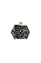 Clutch Savana Pêlo Girafa Preto