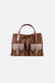 Bolsa Olivia Camurça Chocolate