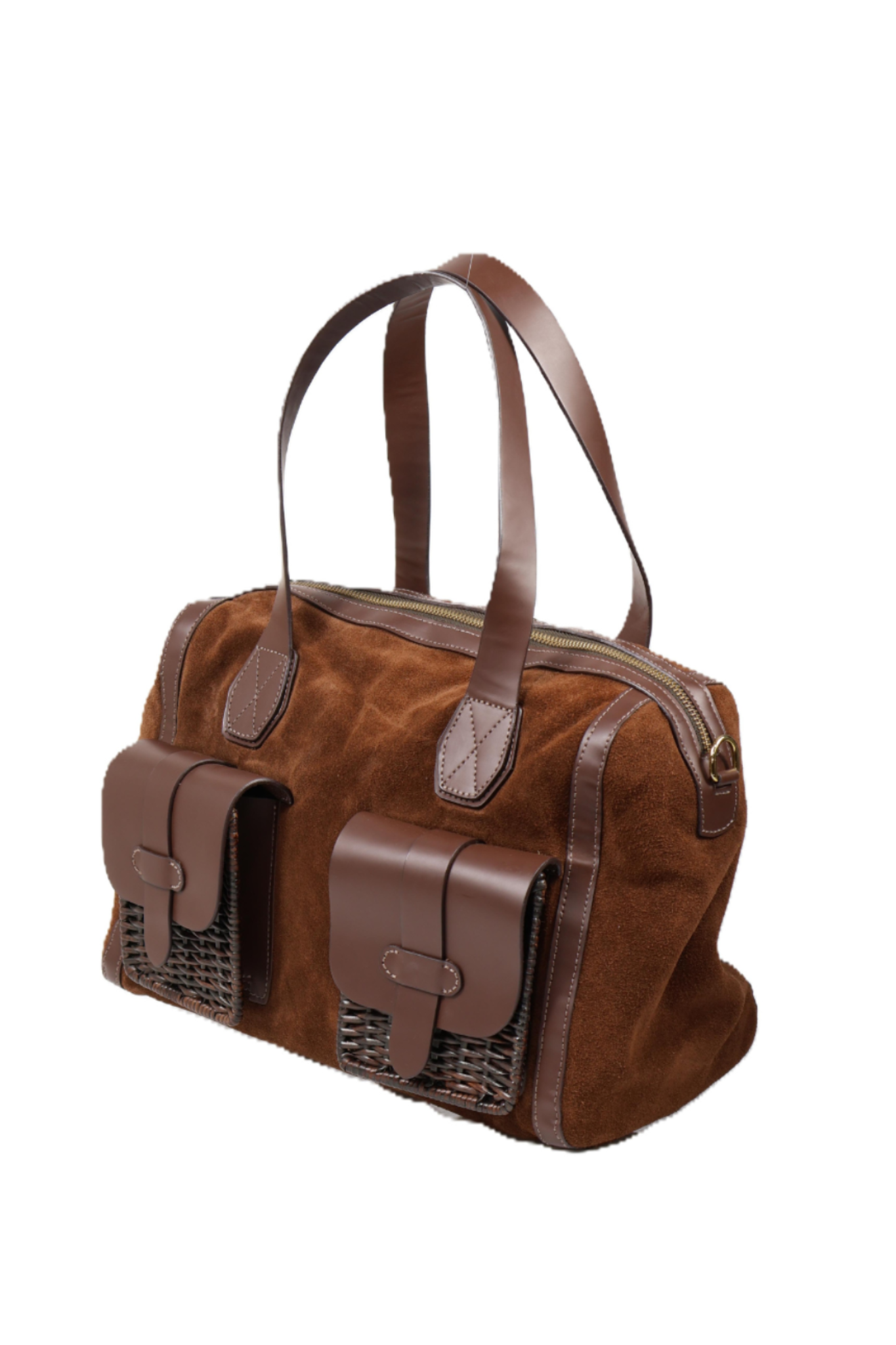 Bolsa Parsons Camurça Chocolate