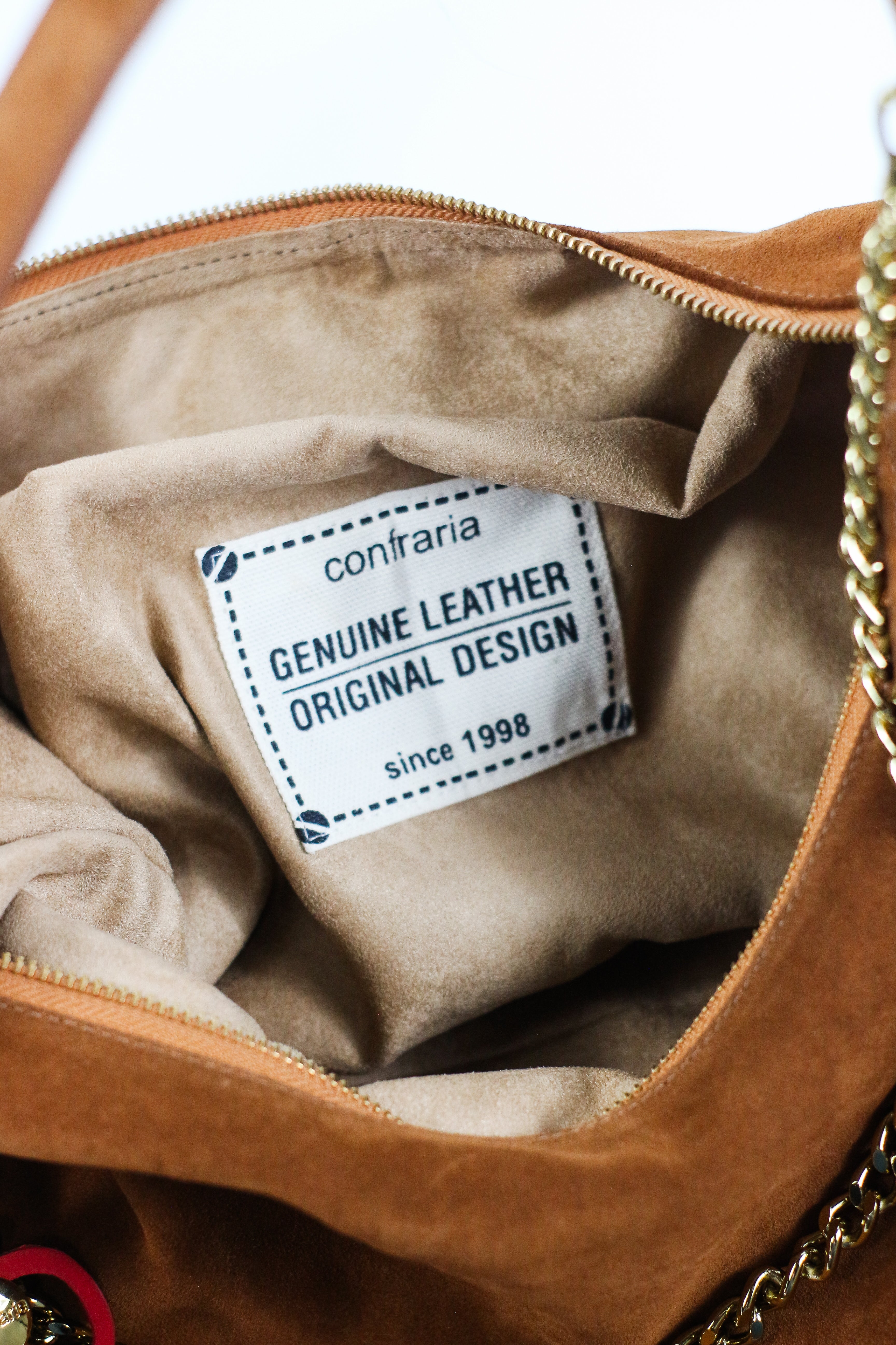 Hobo Bag Camurça Camel