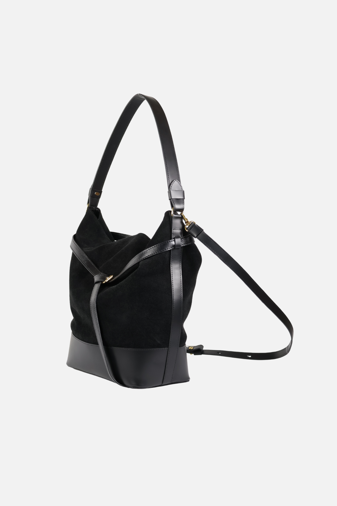 Bolsa Aspen Camurça Preta