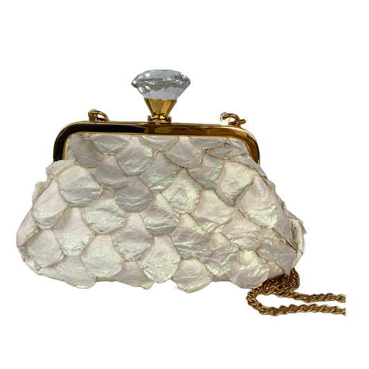 Clutch Diamond Pirarucu Albino